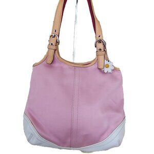 Vintage Coach Soho Daisy Pink Handbag Satchel Purse